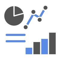 Market Analytics Vector Icon Style