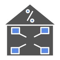 Home Office Tax Deducti Vector Icon Style