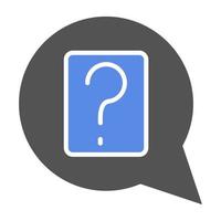 Question Vector Icon Style