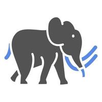 Mammoth Vector Icon Style