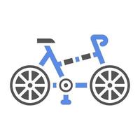 Folding Bicycle Vector Icon Style