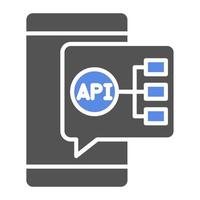 Api Integration Vector Icon Style