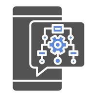Algorithm Vector Icon Style