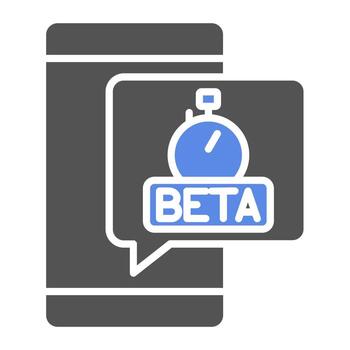 Beta Testing Vector Icon Style