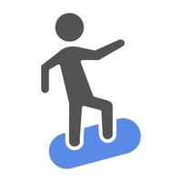 Surfing Vector Icon Style