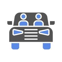 Carpool Vector Icon Style