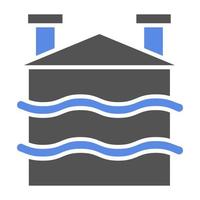 Natural Ventilation Vector Icon Style