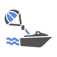 Parasailing Vector Icon Style