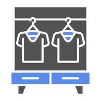 Clothing Rack Vector Icon Style