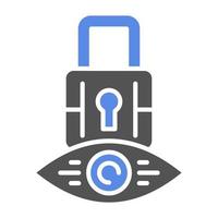 Security Vision Vector Icon Style