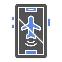 Airplane mode Inactive Vector Icon Style