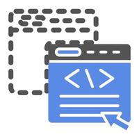 Drag and Drop Vector Icon Style
