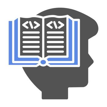 Learn To Code Vector Icon Style