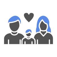 Happy Family Vector Icon Style