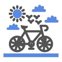 Bicycle Vector Icon Style