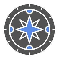 Compass Vector Icon Style