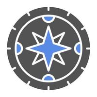 Compass Vector Icon Style