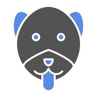 perro vector icono estilo