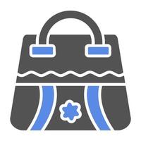 Beach Handbag Vector Icon Style