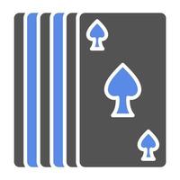 Card Deck Vector Icon Style