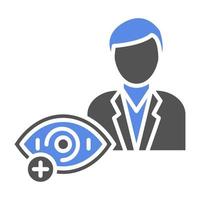 Optometrist Male Vector Icon Style