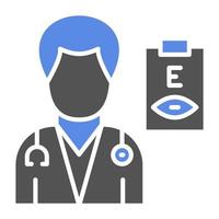 Optometrist Male Vector Icon Style