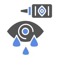 Artificial Tears Vector Icon Style