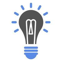 Edison Light Bulb Vector Icon Style