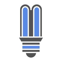 Cfl Tubular Bulb Vector Icon Style