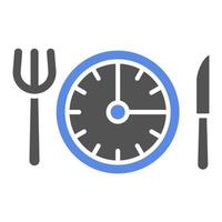 Intermittent Fasting Vector Icon Style