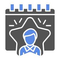 Employee of the Year Vector Icon Style