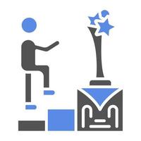 Award Presentation Vector Icon Style