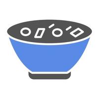 Clam Chowder Vector Icon Style