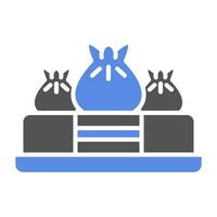 Dim Sum Vector Icon Style