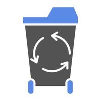 Waste Facility Vector Icon Style