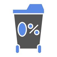 Zero Waste Vector Icon Style