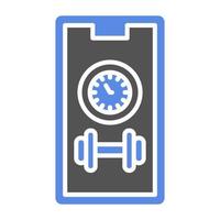 Gym Time Vector Icon Style
