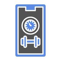 Gym Time Vector Icon Style