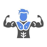 Chest Muscle Vector Icon Style