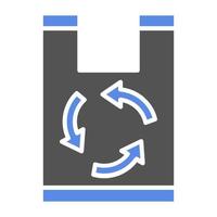 Recyclable Materials Vector Icon Style