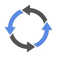 Circular Design Vector Icon Style