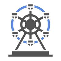 London Eye Vector Icon Style