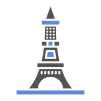 Eiffel Tower Vector Icon Style