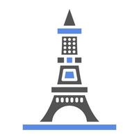 eiffel torre vector icono estilo