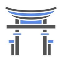 Torii Gate Vector Icon Style