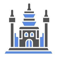 Angkor Wat Vector Icon Style