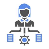 Project Manager Vector Icon Style