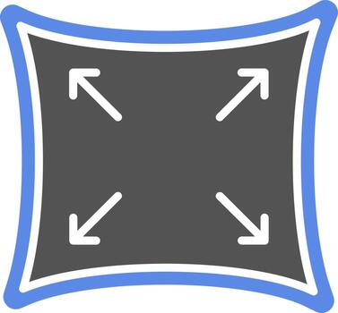 Fabric Elasticity Vector Icon Style