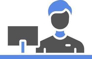 Cashier Vector Icon Style