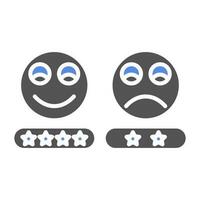 Satisfaction Level Vector Icon Style